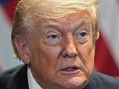 Americký prezident Donald Trump se setkal s generálním tajemníkem NATO Markem...