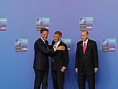 Premiér Andrej Babi� na summitu NATO. (8. �ervence 2026)