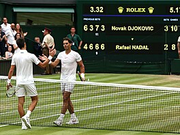 Novak Djokovi� a Rafael Nadal se utkali v semifinále v roce 2018