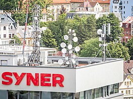 Výhledy na Liberec od mikrovlnného bodu pro BTS spole�nosti Vodafone umíst�ném...