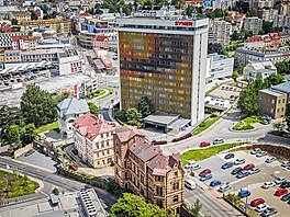Výhledy na Liberec od mikrovlnného bodu pro BTS spole�nosti Vodafone umíst�ném...