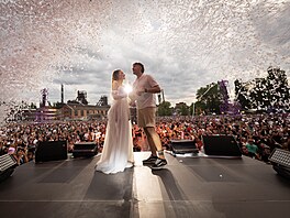Na festivalu Beats for Love v Ostrav� prob�hla také svatba. (4. �ervence 2026)