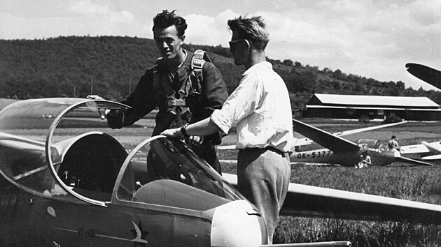 Gustav Vrbacký na snímku pravděpodobně z roku 1953