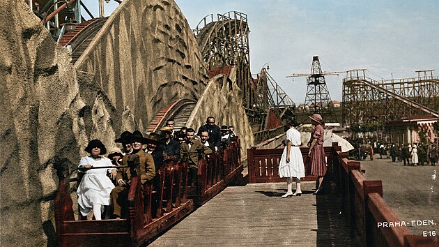 Z�bavn� park Eden a jeho horsk� dr�ha se dostaly i do filmu Mu�i v offsidu z...