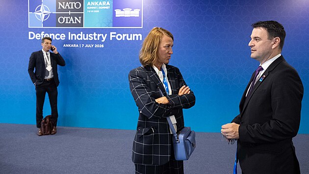 Ministr zahrani�� Petr Macinka na summitu NATO v Anka�e (7. �ervence 2026)