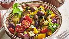 Caponata s olivami a ciabattou