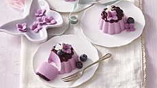 Bor�vková panna cotta