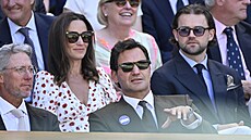 Roger Federer strávil na Wimbledonu celý den