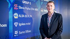 Ladislav Sokolovský, generální mana�er SK Slavia Praha ERA NBA, po losu...