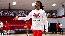 Rhyjon Blackwell v barvách Marist Red Foxes.