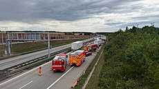 Na Pra�ském okruhu na 78. kilometru ve sm�ru z D1 na D5 do�lo k vá�né dopravní...