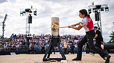 Karolina Urbanová b�hem disciplíny Standing Block.
