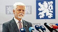 Prezident Petr Pavel p�ed odletem na summit NATO do turecké Ankary (7. �ervence...