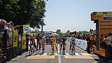 Baptiste Veistroffer, Torstein Träen, Alex Baudin, Mads Pedersen a Mathias...
