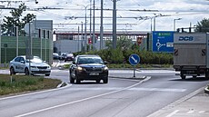 Provoz za vyúst�ním severovýchodního obchvatu v Trnové (8. �ervence 2026)