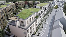 Projekt Labská, který zahrnuje výstavbu nových bytových dom�, po�ítá také s...