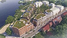 Projekt Labská, který zahrnuje výstavbu nových bytových dom�, po�ítá také s...