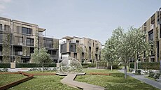 Projekt Labská, který zahrnuje výstavbu nových bytových dom�, po�ítá také s...
