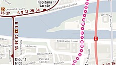 Výluka na Hlávkov� most�