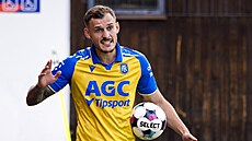 Blšany, 8. 7. 2026, fotbalová příprava FK Teplice - FC Táborsko. Teplický Denys...