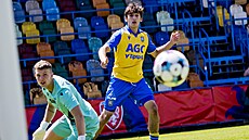 Bl�any, 8. 7. 2026, fotbalová p�íprava FK Teplice - FC Táborsko. Teplický Idris...