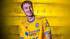 Nové dresy fotbalových Teplic na ligovou sezonu 2026/27. Dalibor Ve�erka.