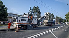 Ve Zlín� zahájilo �editelství silnic a dálnic 1. �ervence 2026 opravu hlavního...