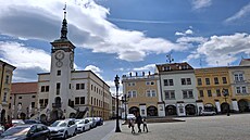 Historická radnice se nachází na Velkém nám�stí v Krom��í�i (�erven 2026)