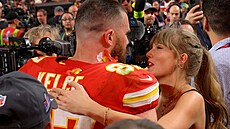 Taylor Swift a Travis Kelce, 11. února 2024