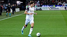 Obránce Marco Palestra v dob�, kdy hostoval v Cagliari.