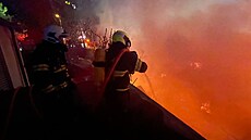 Hasi�i zasahovali u po�áru v Brn�-Bystrci. (6. �ervence 2026)