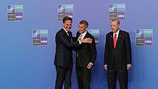 Premiér Andrej Babi� na summitu NATO. (8. �ervence 2026)