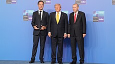 Americký prezident Donald Trump na summitu NATO. (8. �ervence 2026)