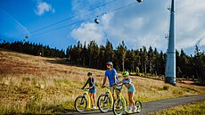 �erná hora a kabinková lanovka �ernohorský Express z Janských Lázní. ©SkiResort �ERNÁ HORA - PEC.