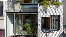 TH+ house je zasazen do husté m�stské struktury Hanoje ve Vietnamu.
