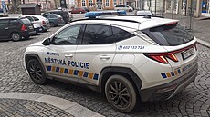 Vozidlo M�stské policie Litovel.