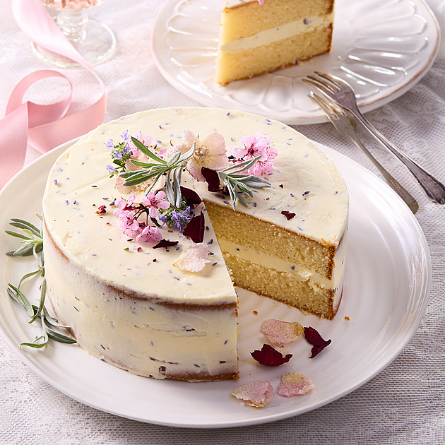 Levandulový dort: Elegantní a voňavý nepečený dezert s mascarpone