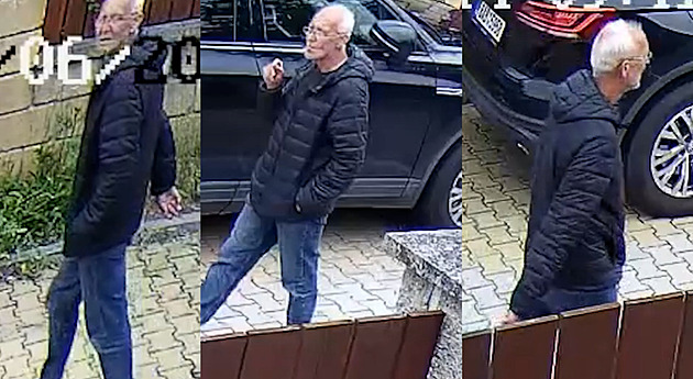 Jeho fyzický výkon zaujal policisty. Hledají geronta, který se vloupal do domu