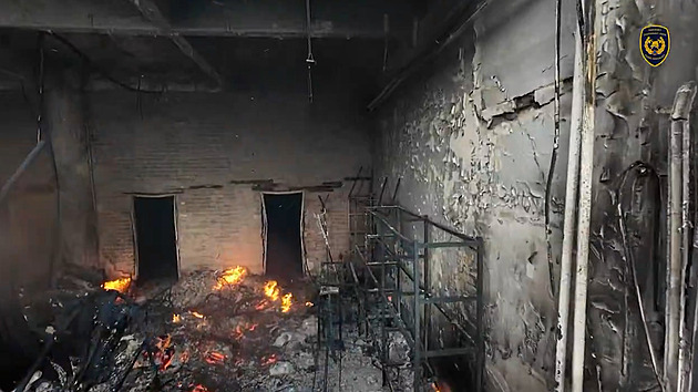 VIDEO: Inside the burning building. Drone captures devastation in Zlín after first section collapses