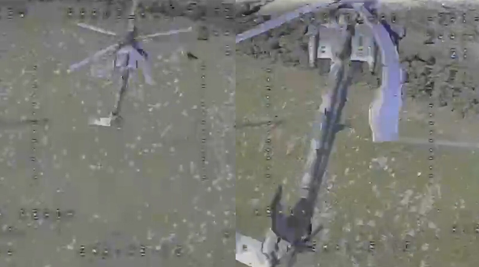 Když myš nahání kočku. Ruský vrtulník prchal před ukrajinským dronem