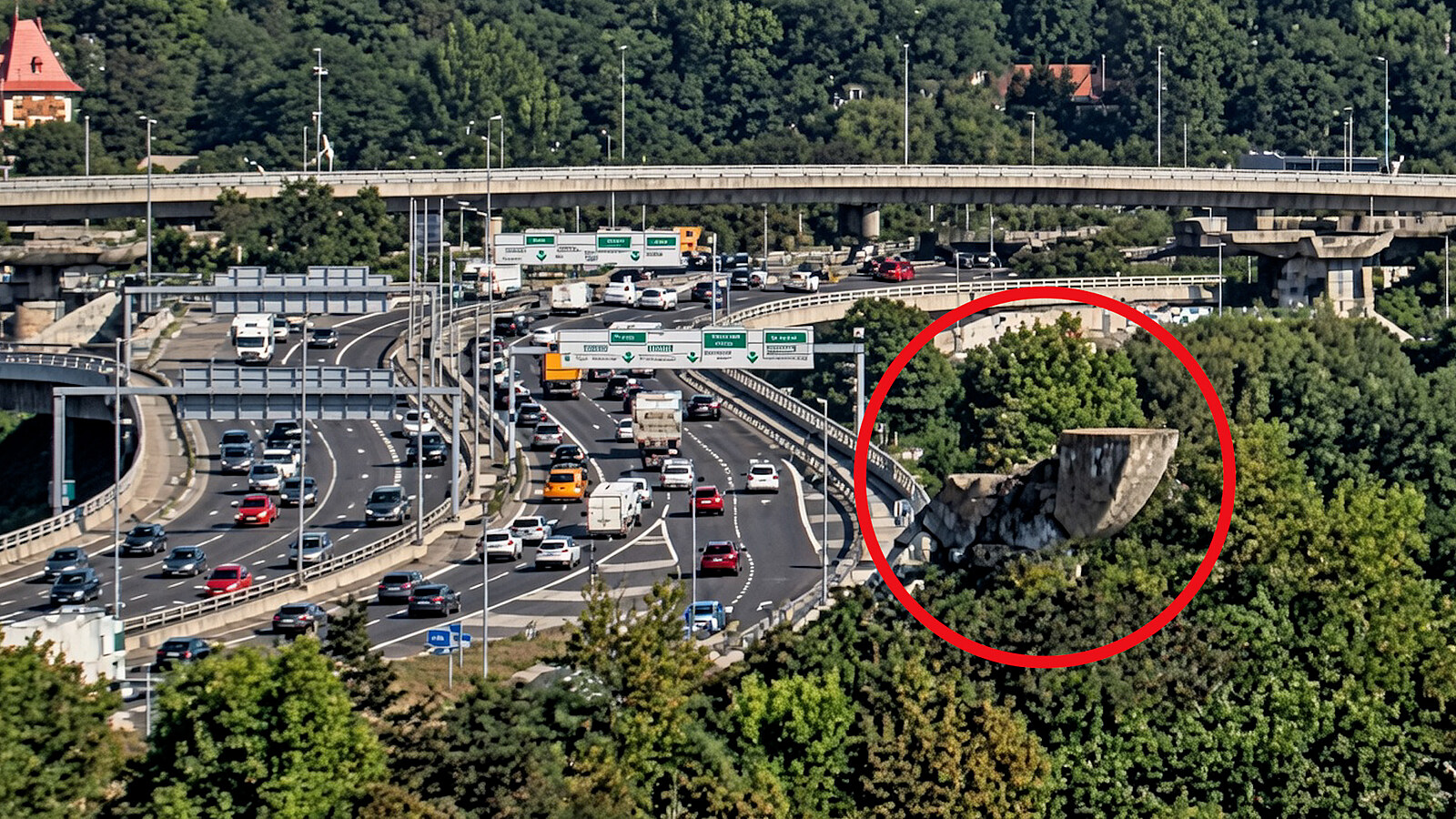 VIDEO: Pád skulptury na Barrandovském mostě zachytila kamera iDNES.cz