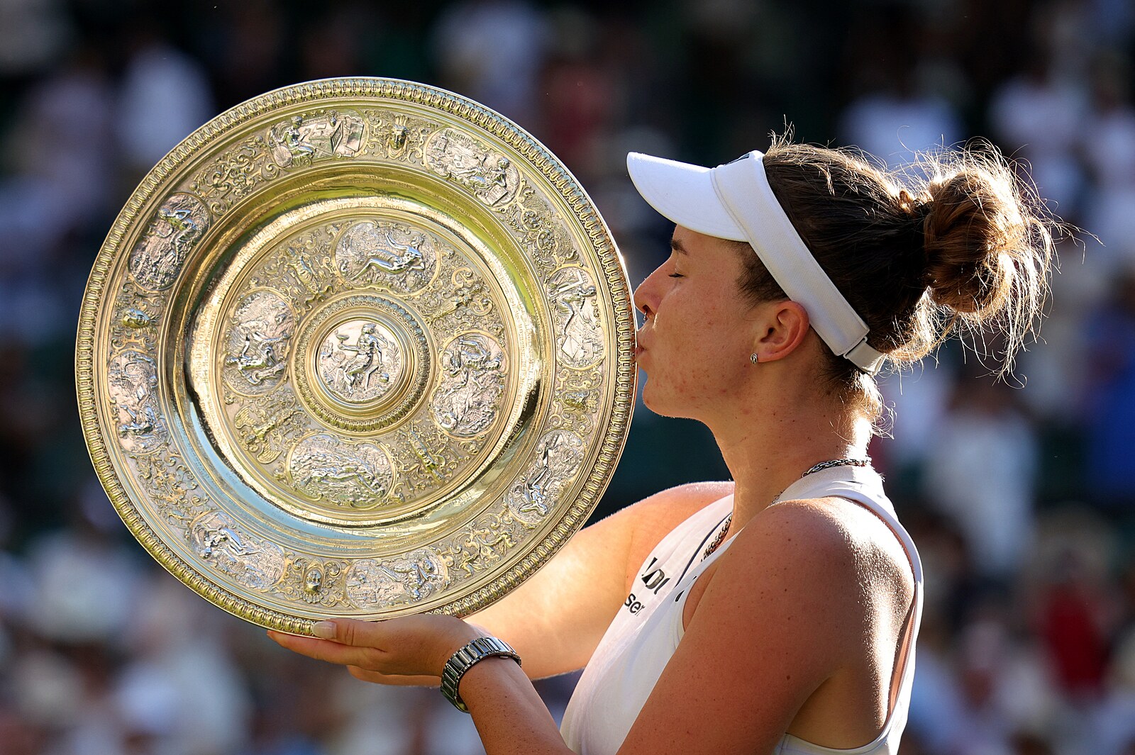 OBRAZEM: Dojatá královna. Jak Nosková triumfovala v českém finále Wimbledonu