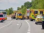 Na Znojemsku se st�etly dva autobusy. (18. �ervence 2026)