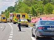 Na Znojemsku se st�etly dva autobusy. (18. �ervence 2026)