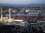 Bývalý nejvy��í íránský duchovní v�dce Alí Chameneí, zabitý 28. února p�i...