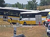 40 zran�ných p�i srá�ce autobus� na Znojemsku