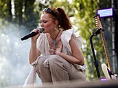 Elín Hall - t�etí den festivalu Colours of Ostrava 2026, Dolní oblast Vítkovice...