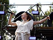 Elín Hall - t�etí den festivalu Colours of Ostrava 2026, Dolní oblast Vítkovice...