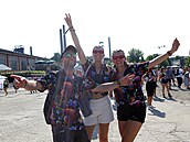 Náv�t�vníci a atmosféra - druhý den festivalu Colours of Ostrava 2026, Dolní...