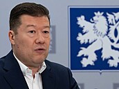 Tomio Okamura na vojenském leti�ti v Kbelích avizoval cíle náv�t�vy �íny. (19....
